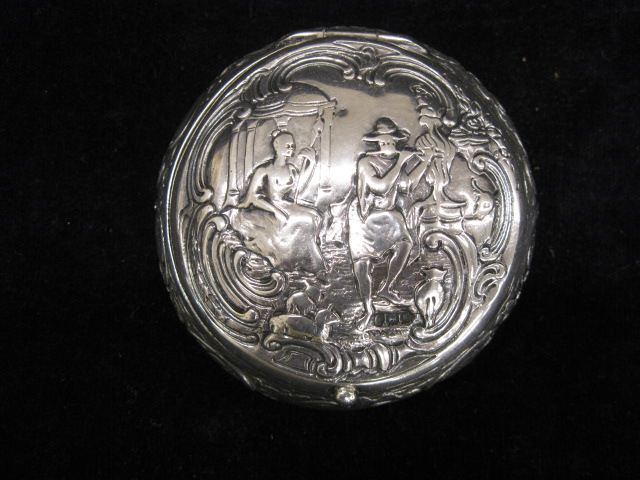 Sterling Silver Round Box courting