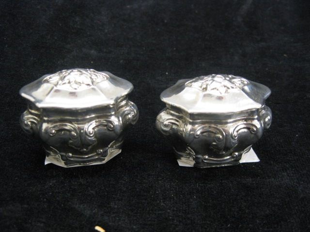 2 Early Dutch Sterling Silver Boxes 14a40c