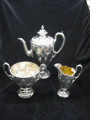 English Sterling Silver Tea Set