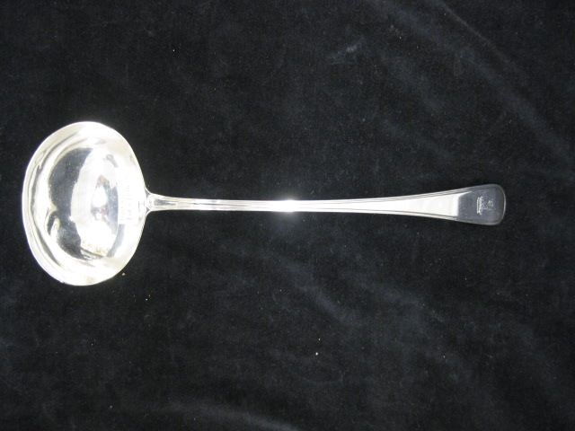 Georgian English Sterling Soup Ladle