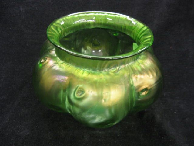 Loetz Art Glass Bowl melon ribbed 14a432