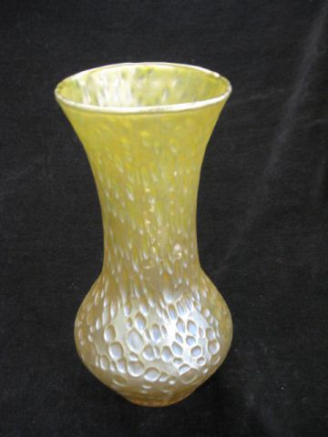 Loetz Type Art Glass Vase aquatic