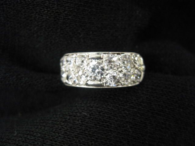 Diamond Ring double round band 14a443