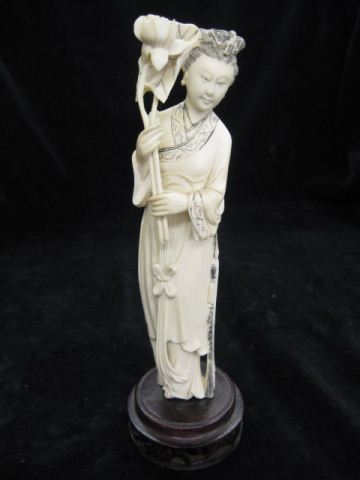 Carved Ivory Figurine of a Ladywith 14a476
