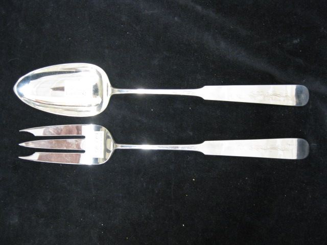 Old Newbury Crafters Sterling Salad 14a48b