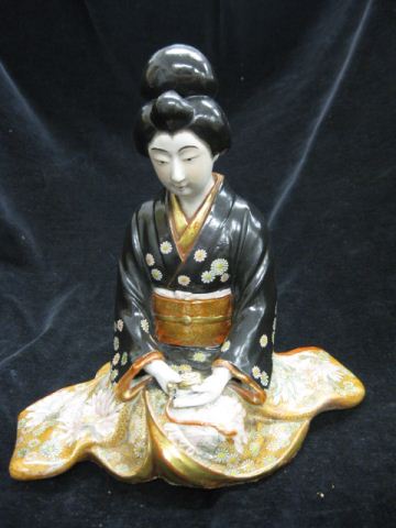 Japanese Satsuma Porcelain Figurine 14a498