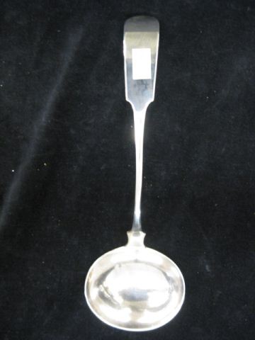 American Coin Silver Soup Ladle 14a493