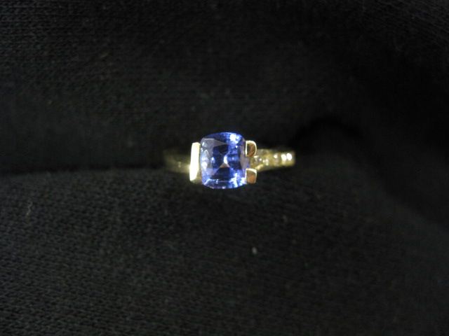 Tanzanite & Diamond Ring 1 carat