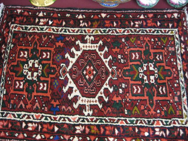 Heriz Persian Handmade Mat geometric 14a4b4