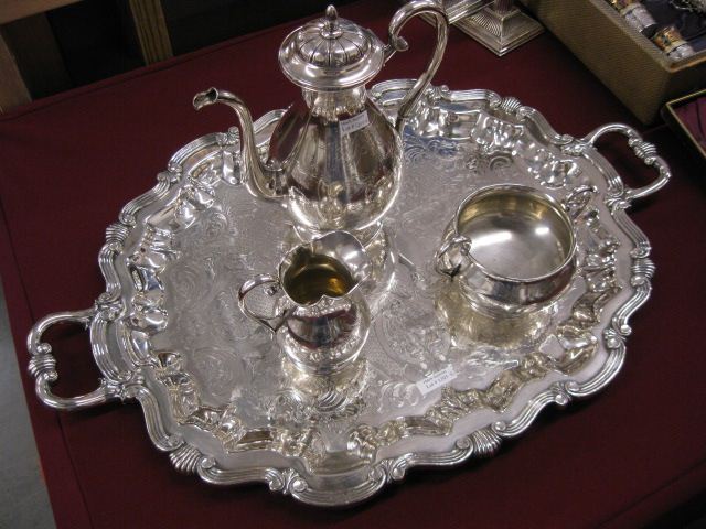 European Silverplate Tea Set on 14a4b6