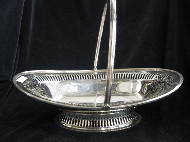 English Silverplate Basket fancy