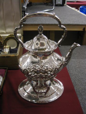 Poole Silverplate Hot Water Kettle on