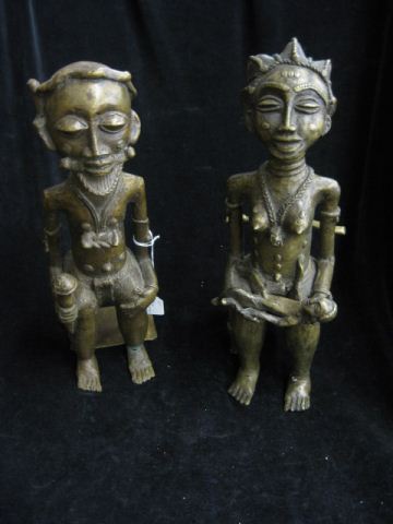 Pair of Benn Bronze Figurines of 14a4cc