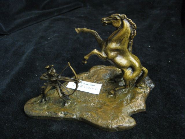 Bronze Statue of Rearing Horse