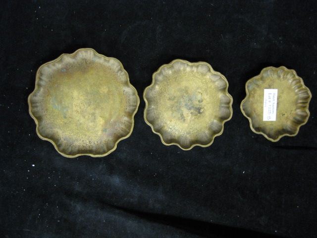 3 Tiffany Bronze Dishes graduated 14a4e3