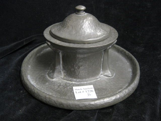 Sweeney English Pewter Inkwell 14a4e5