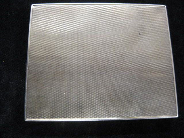 Sterling Silver Cigarette Case fine