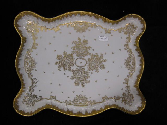 Fine French Porcelain Serving Tray 14a54c