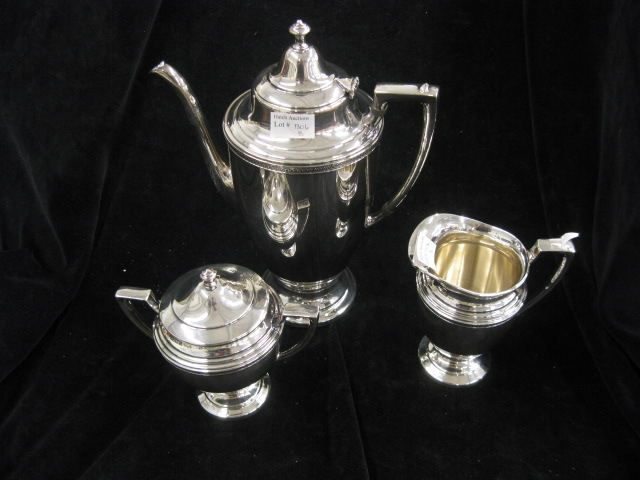 3 pc. Silverplate Coffee Set by Cresent