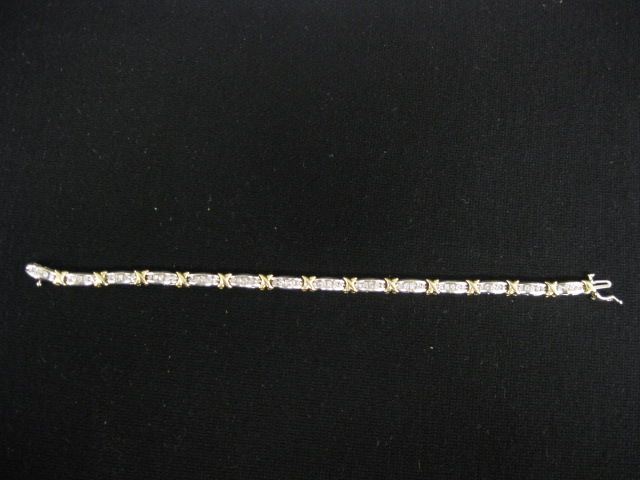 Diamond Bracelet round diamonds 14a551
