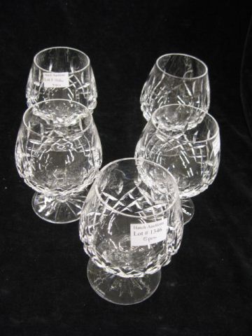 5 Waterford Crystal ''Lismore''