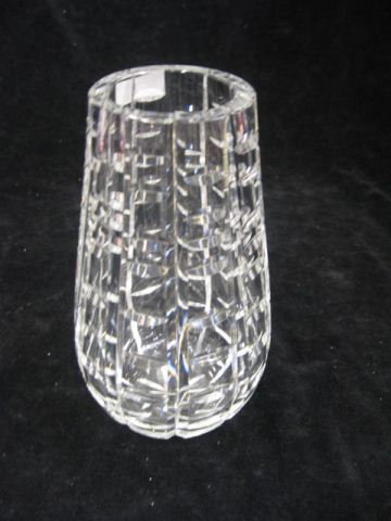 Waterford Cut Crystal Vase 7 signed