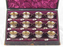 A set of twelve Victorian silver