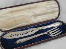 A cased pair of Victorian silver 14a610