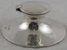 A silver capstan inkwell liner 14a639