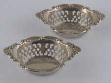 A pair of small American silver 14a647