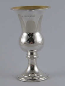 A silver kiddush cup Birmingham 14a642