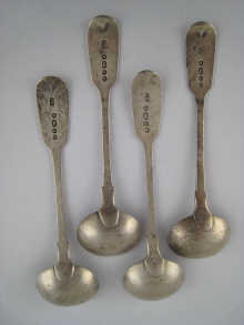 A set of four Victorian silver