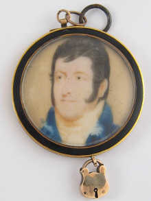 A miniature portrait of a gentleman 14a6a9