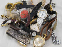 A quantity of wrist watches.