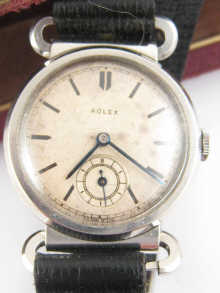 An unusual steel gent s wrist watch 14a6c3