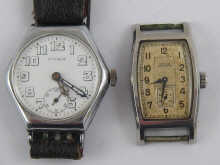 Two gents wrist watches by Cyma one