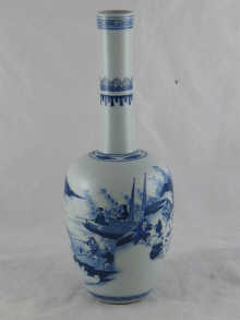 A mallet shaped Chinese blue and