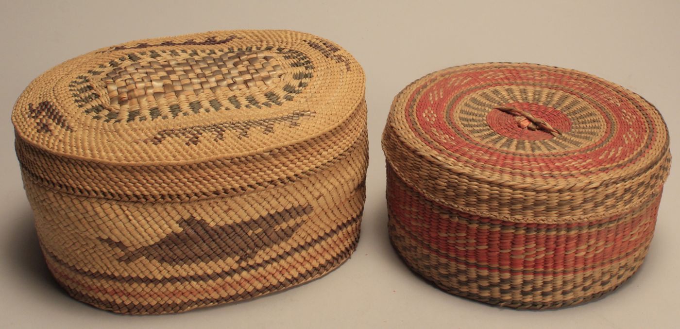 TWO NORTHWEST COASTAL INDIAN BASKETSMid-20th