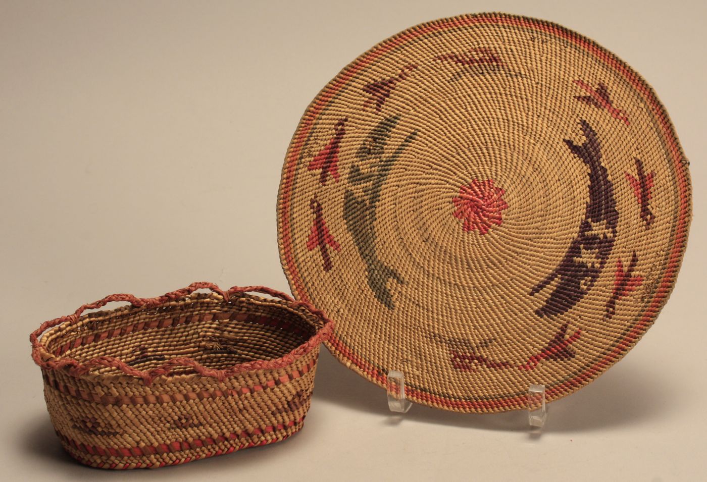 TWO NORTHWEST COASTAL INDIAN BASKETRY 14a7eb