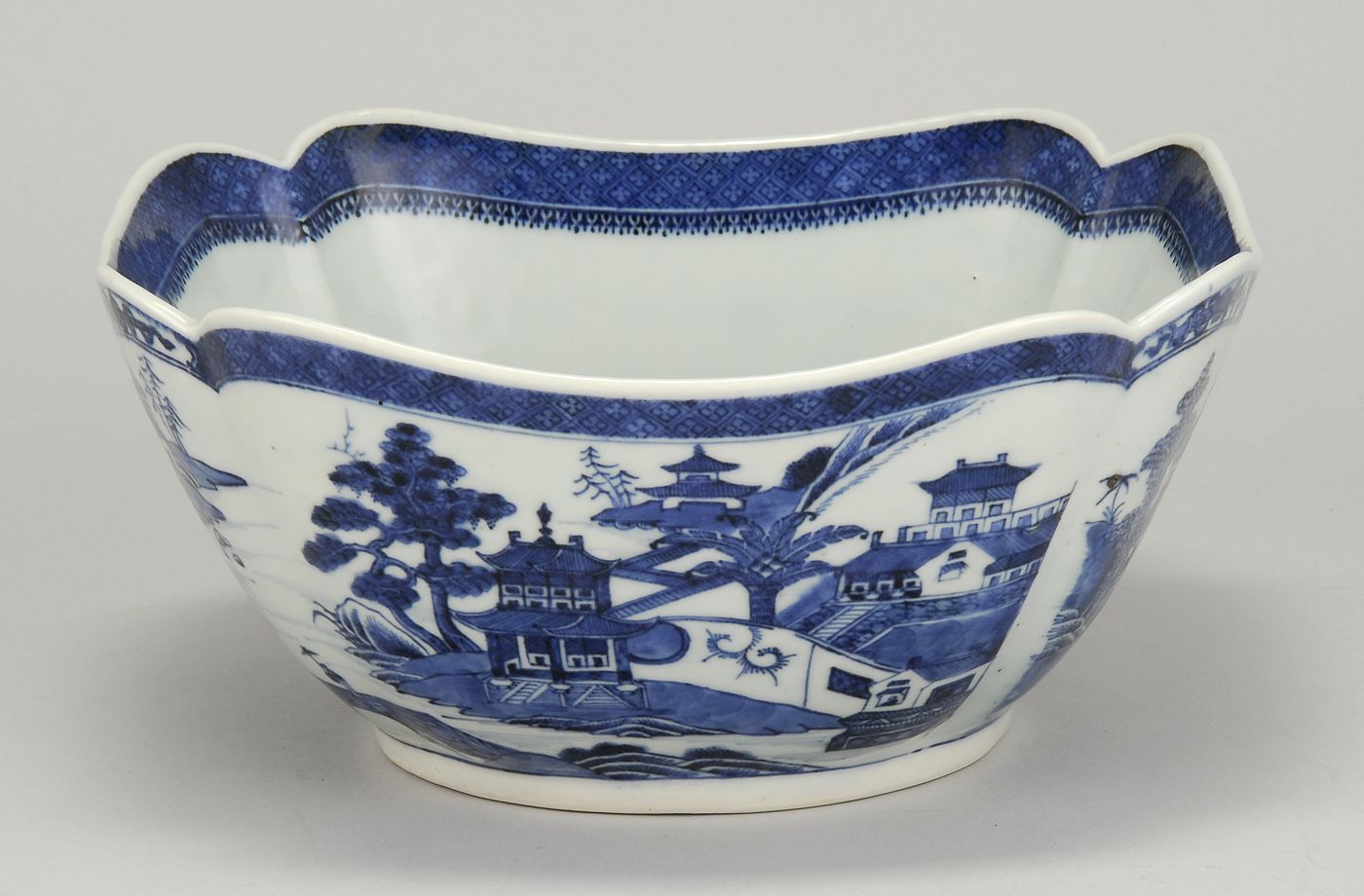 CHINESE EXPORT BLUE AND WHITE NANKING 14a842