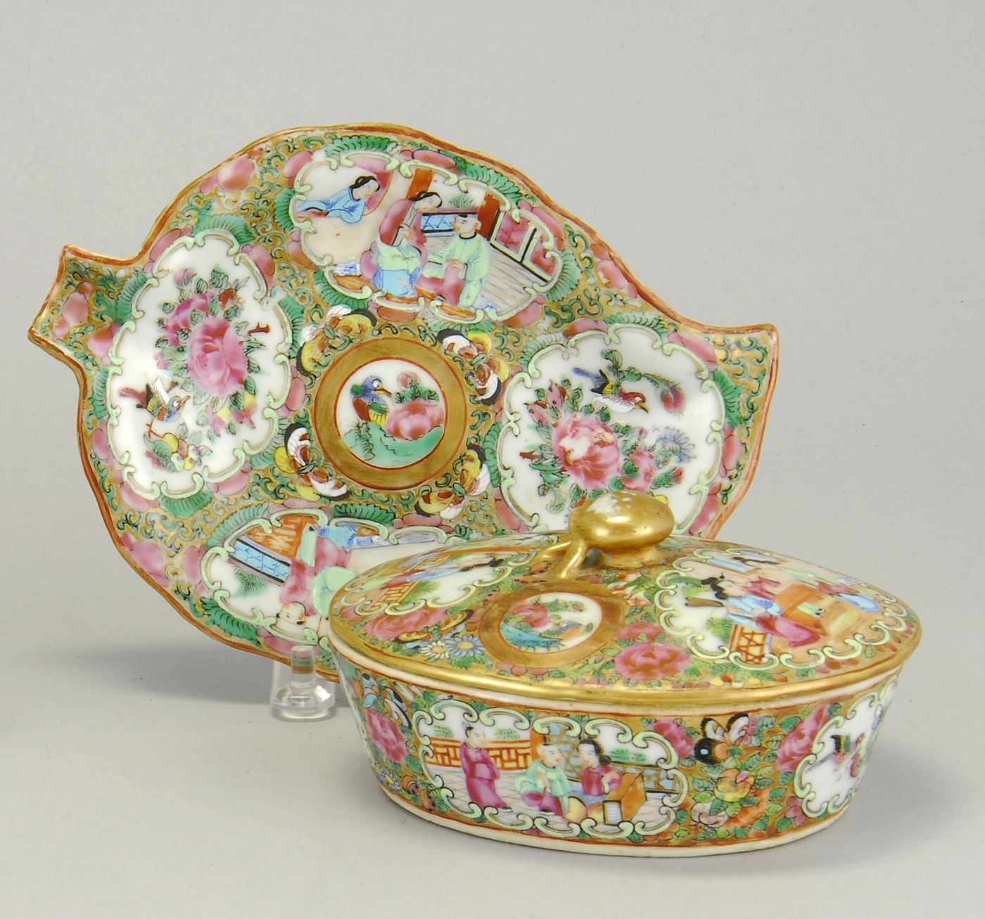 CHINESE EXPORT ROSE MANDARIN PORCELAIN