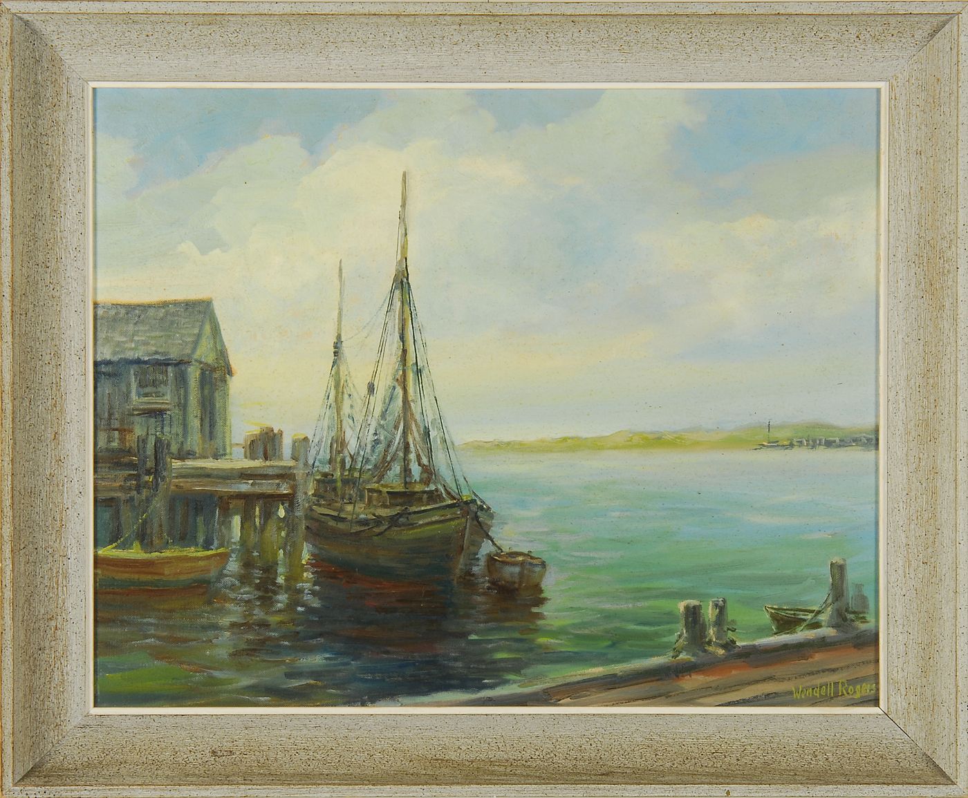 WENDELL M ROGERSAmerican 1890 1973Harbor 14a8ab