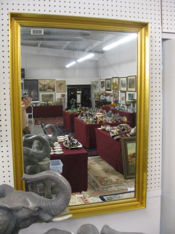 Gold Framed Mirror 30'' x 40''.