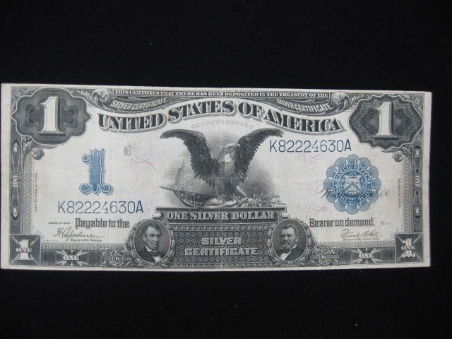 1899 U S 1 00 Silver Certificate 14d042