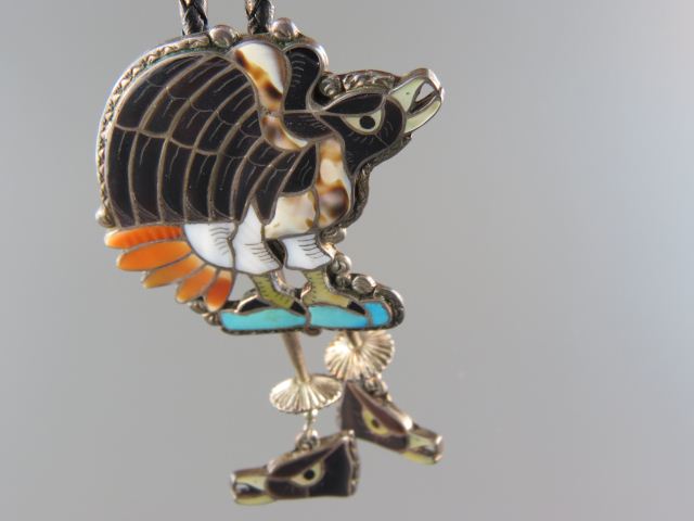 Indian Figural Bolo eagle with