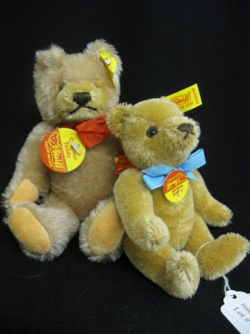 2 Steiff Teddy Bears light brown