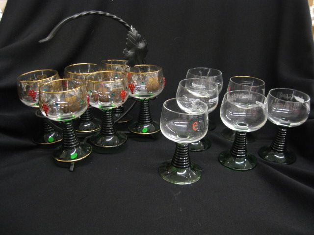 German Crystal Wine Glasses set