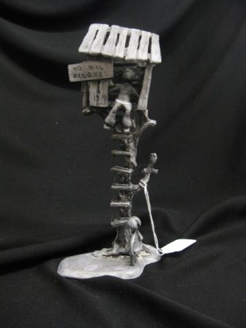 Pewter Figurine of Treehouse ''No