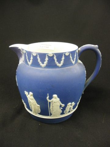 Wedgwood Dark Blue Jasperware Pitcher 14d0f9