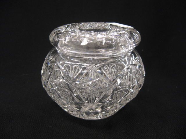 Cut Glass Dresser Box elaborate